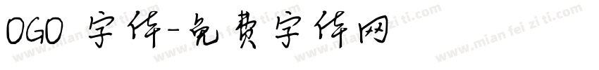 OGO 字体字体转换